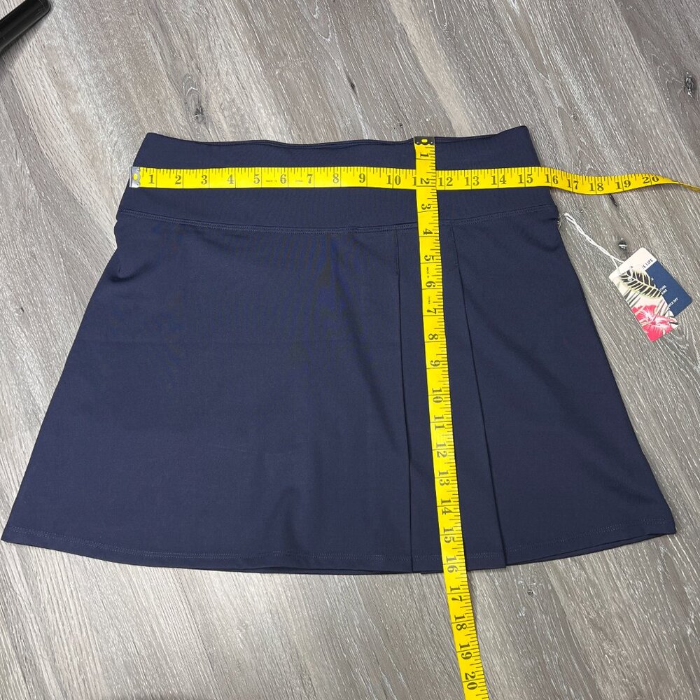NWT Tommy Bahama Active Golf's Skort Skirt with Side Pleats in Blue Sz S - Picture 11 of 11